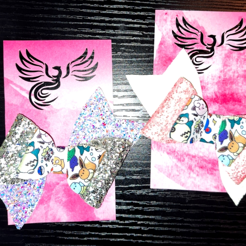 Pokemon hair bow (clip)